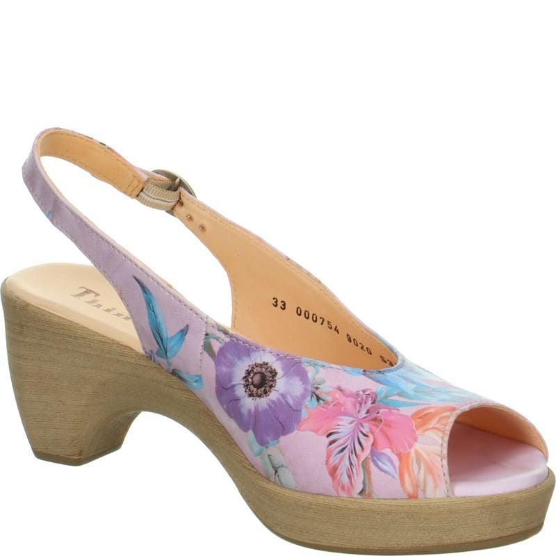 Think ZEPPA Woman Sandal - Material: Leather in Multi Colour