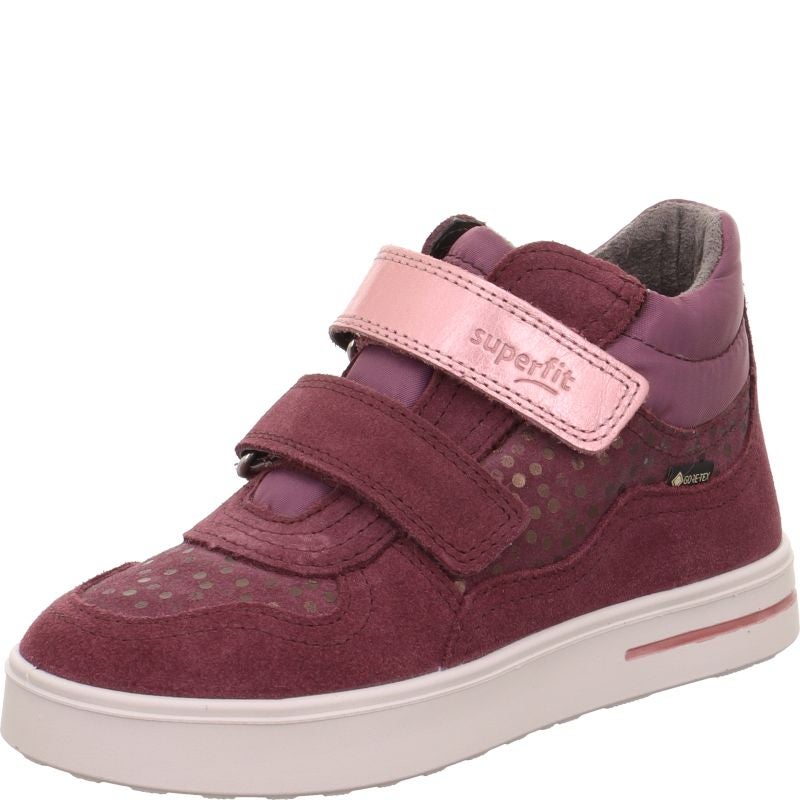 Superfit STELLA Sneaker high - Material: Leder/Textil in Rot