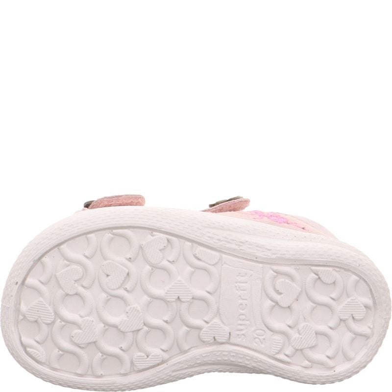 Superfit POLLY Sandale - Material: Leder/Textil in Rosa