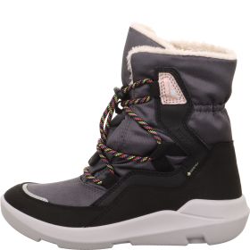 Superfit TWILIGHT Mädchen Stiefel - Material: Leder/Textil in Schwarz