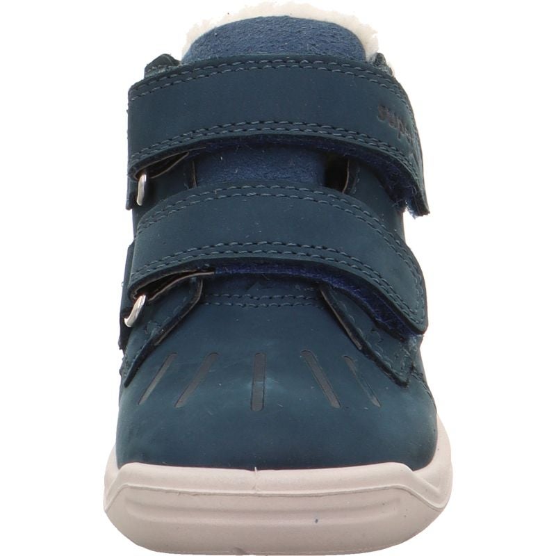 Superfit WHALEY Boys Sneakers high - Material: Leather/Textil in Blue