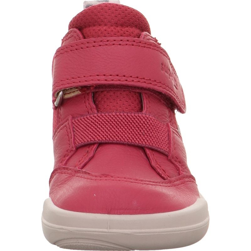 Superfit SUPERFREE Unisex | Girls Sneakers high - Material: Leather/Textil in Red
