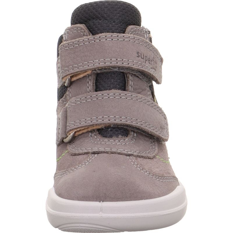 Superfit SUPERFREE Unisex | Jungen Sneaker high - Material: Leder/Textil in Grau