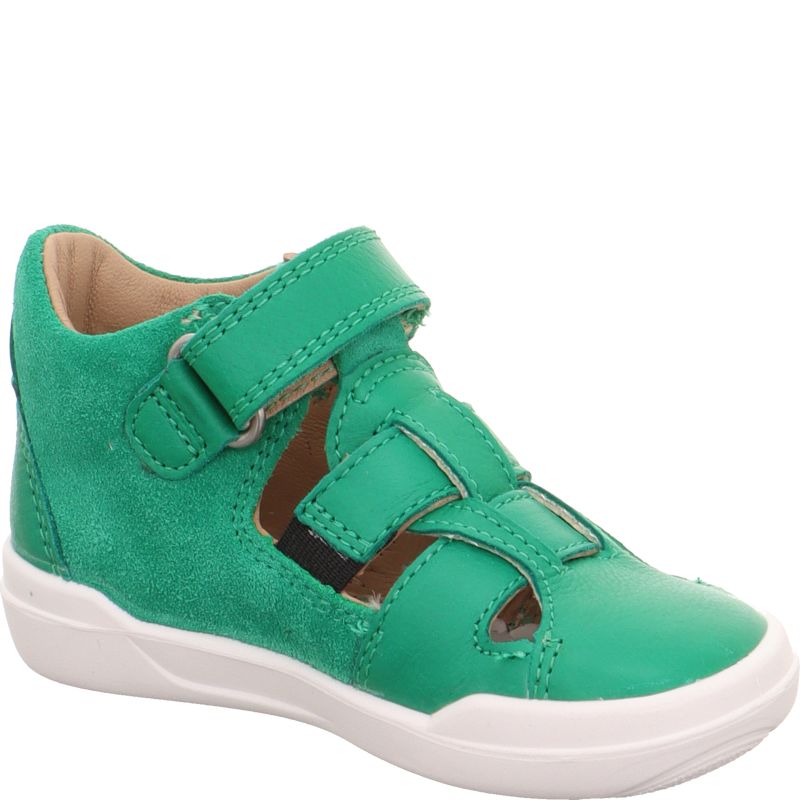 Superfit SUPERFREE Jungen Sandale - Material: Leder in Grün