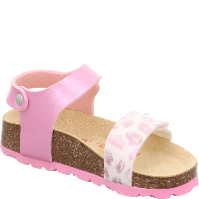 Superfit FUSSBETTPANTOFFEL Sandal - Material: SonstigesMaterial in Rose