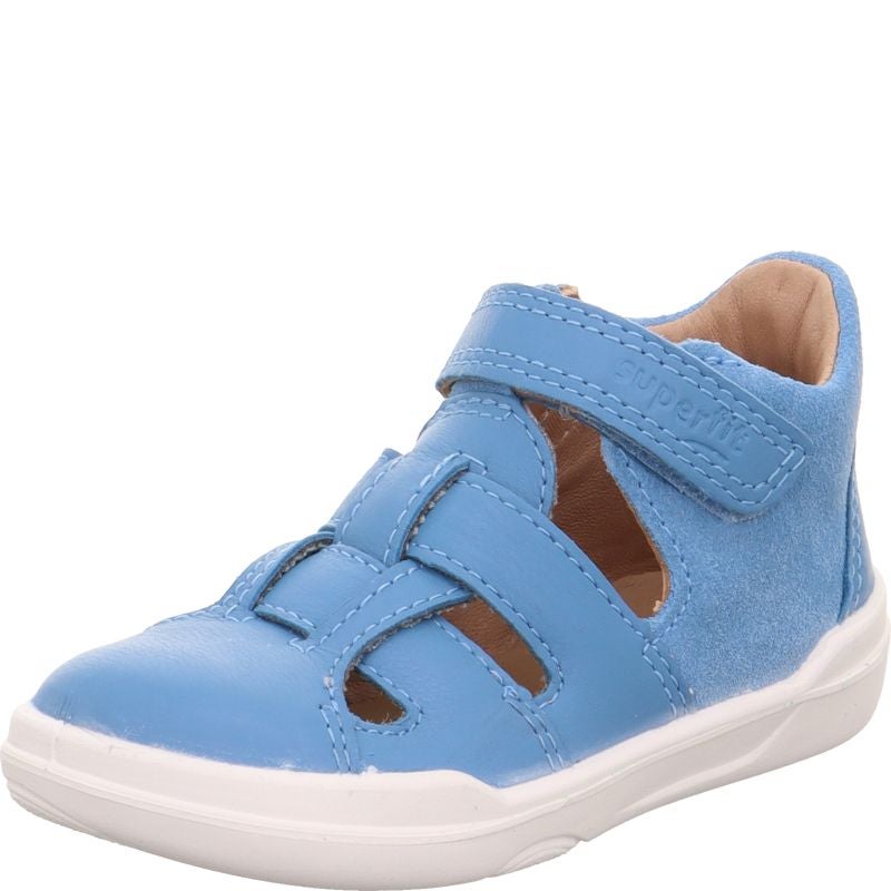 Superfit SUPERFREE Boys Sandal - Material: Leather in Blue