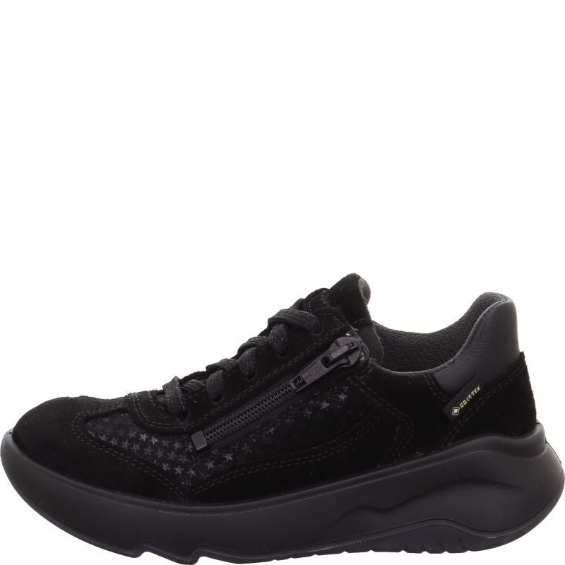 Superfit MELODY Girls Sneakers low - Material: Leder/Sonstiges Material/Texti in Black