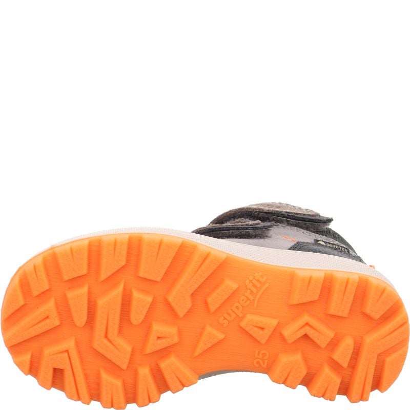 Superfit TEDD Jungen Boots - Material: Leder/Sonstiges Material/Textil in Grau