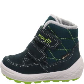 Superfit GROOVY 2.0 Jungen Boots - Material: Leder/Textil in Grün