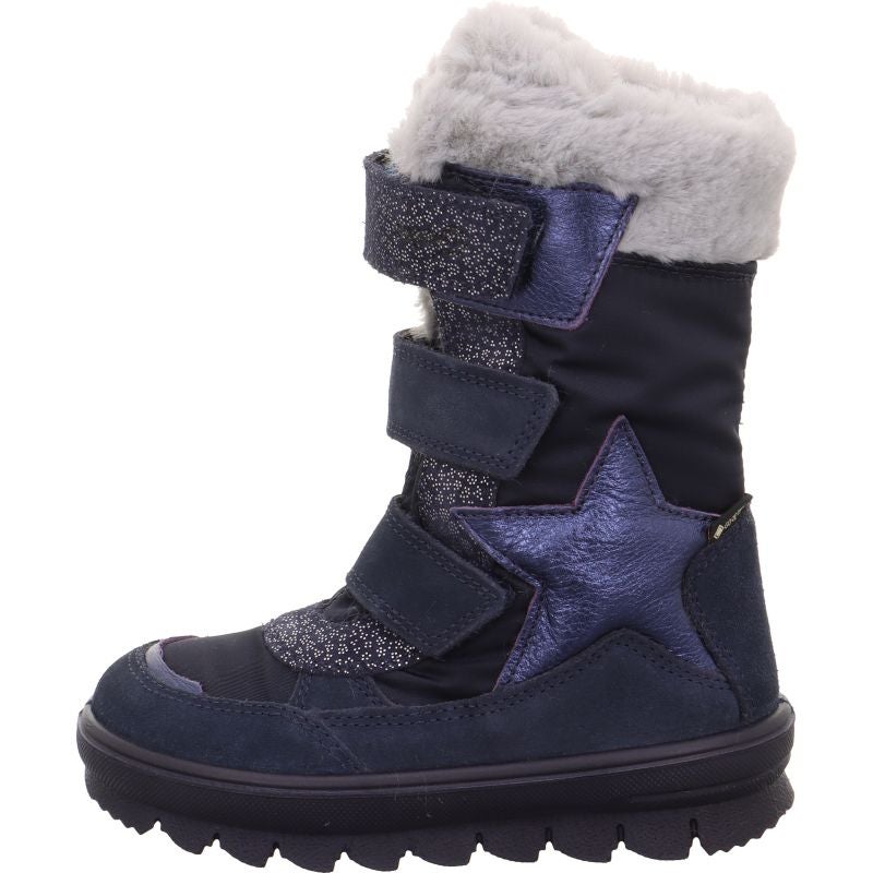 Superfit FLAVIA Boot - Material: Leather/Textil in Blue