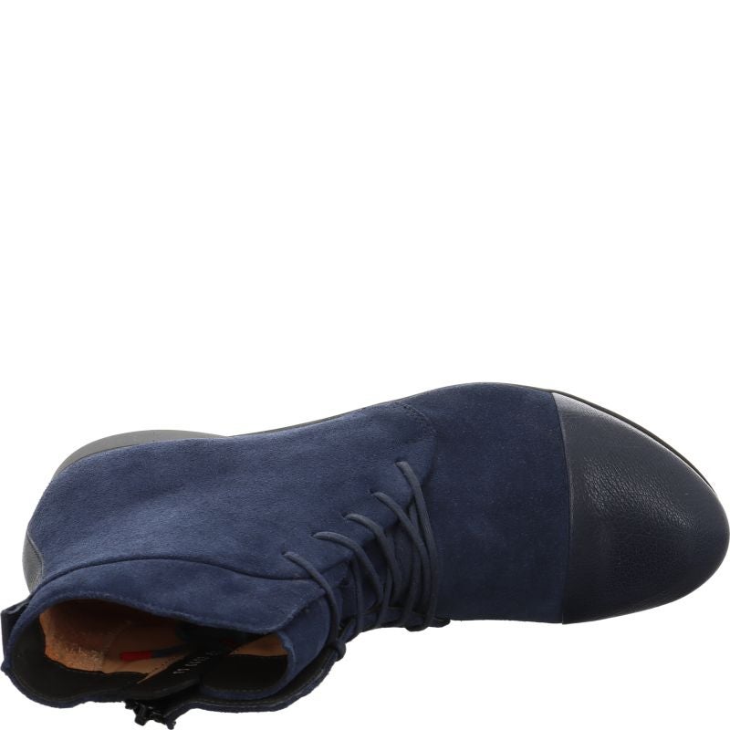 Think GUAD2 Ankle boot - Material: Leather in Blue