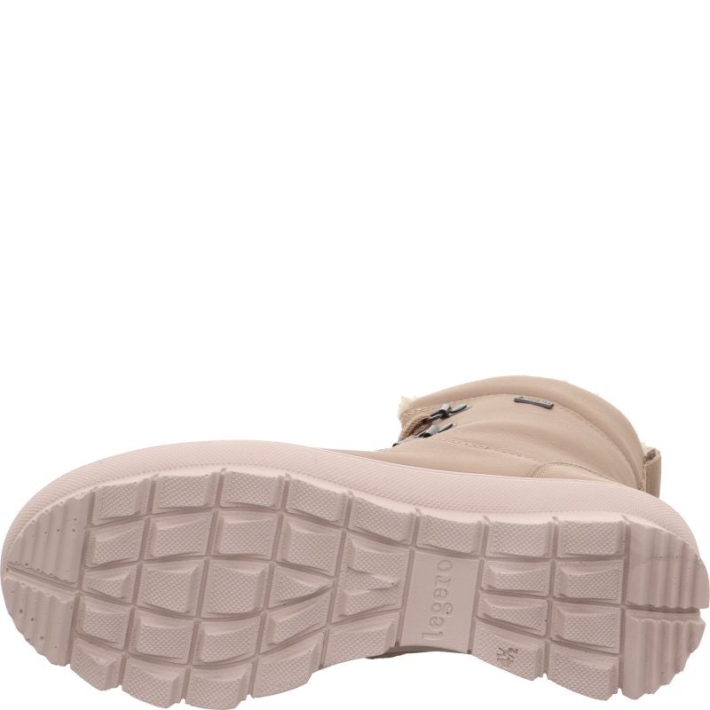 Legero NOVARA Damen Schnürboots - Material: Leder in Beige
