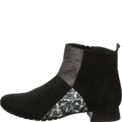 Think! GRACE Damen Stiefelette - Material: Leder in Schwarz