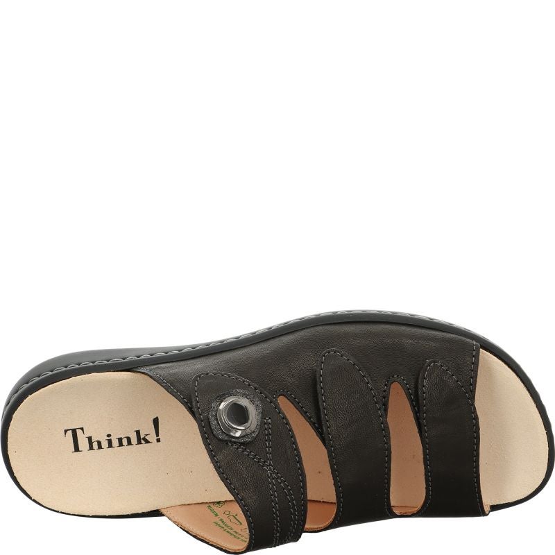 Think CAMILLA DAMEN Woman Mules - Material: Leather in Black