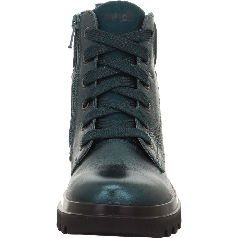 Superfit ABBY NOVA Mädchen Boots - Material: Leder/Textil in Grün