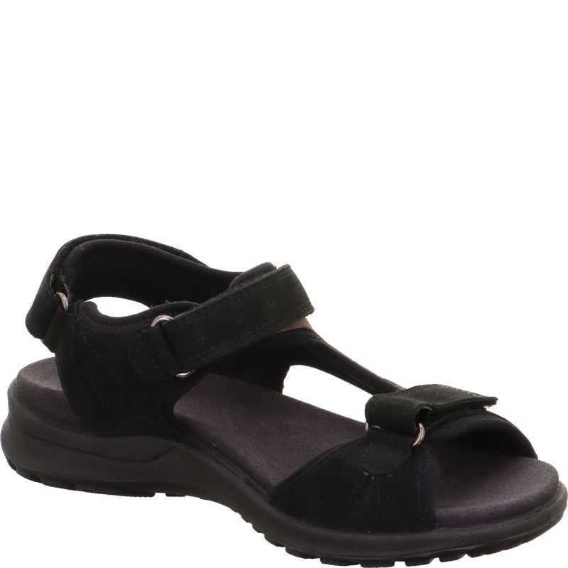 Legero SIRIS Damen Sandale - Material: Leder in Schwarz