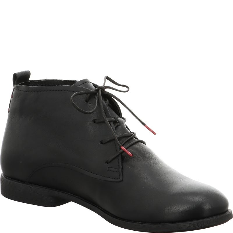 Think AGRAT Woman Ankle Boot - Material: Leather in Black