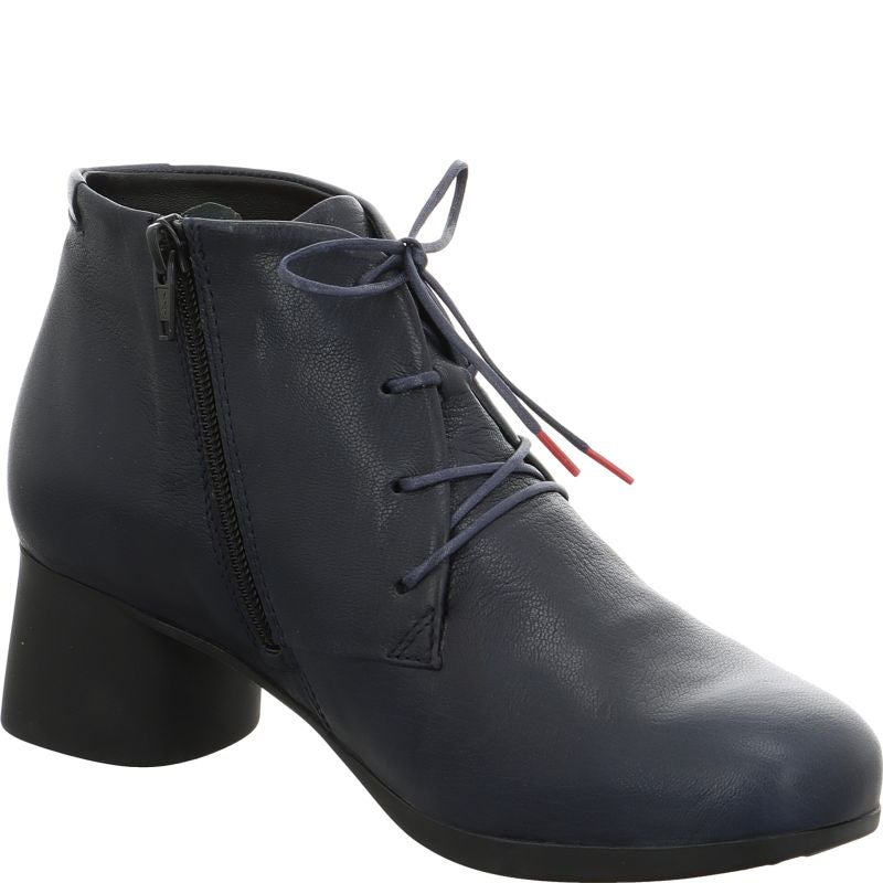 Think! NANI Damen Stiefelette - Material: Leder in Blau