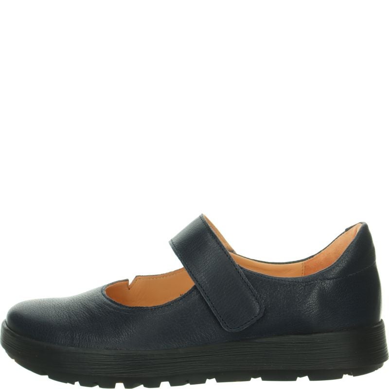 Think COMODA Ballerina - Material: Leather in Blue