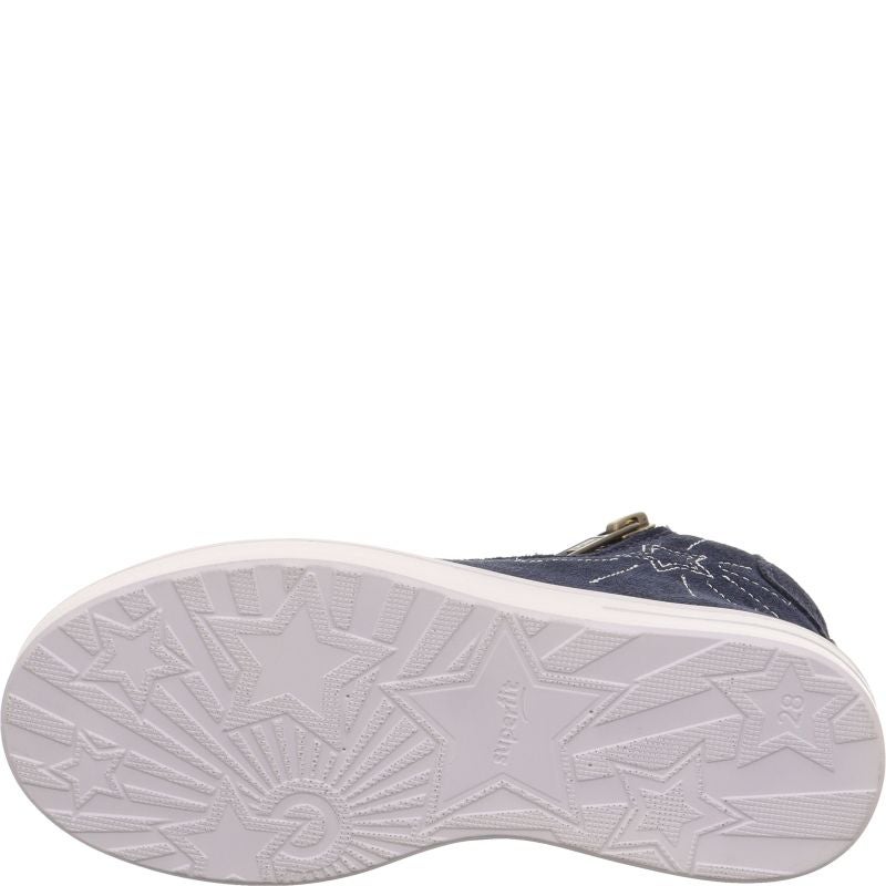Superfit STELLA Mädchen Sneaker high - Material: Leder/Textil in Blau