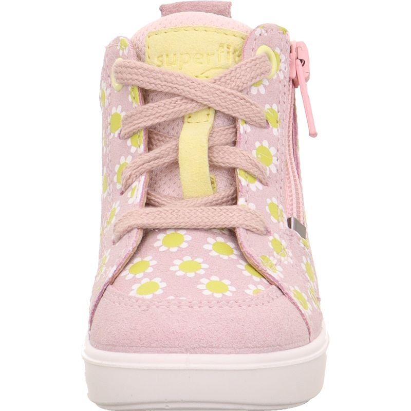 Superfit SUPIES Mädchen Sneaker high - Material: Leder/Textil in Rosa