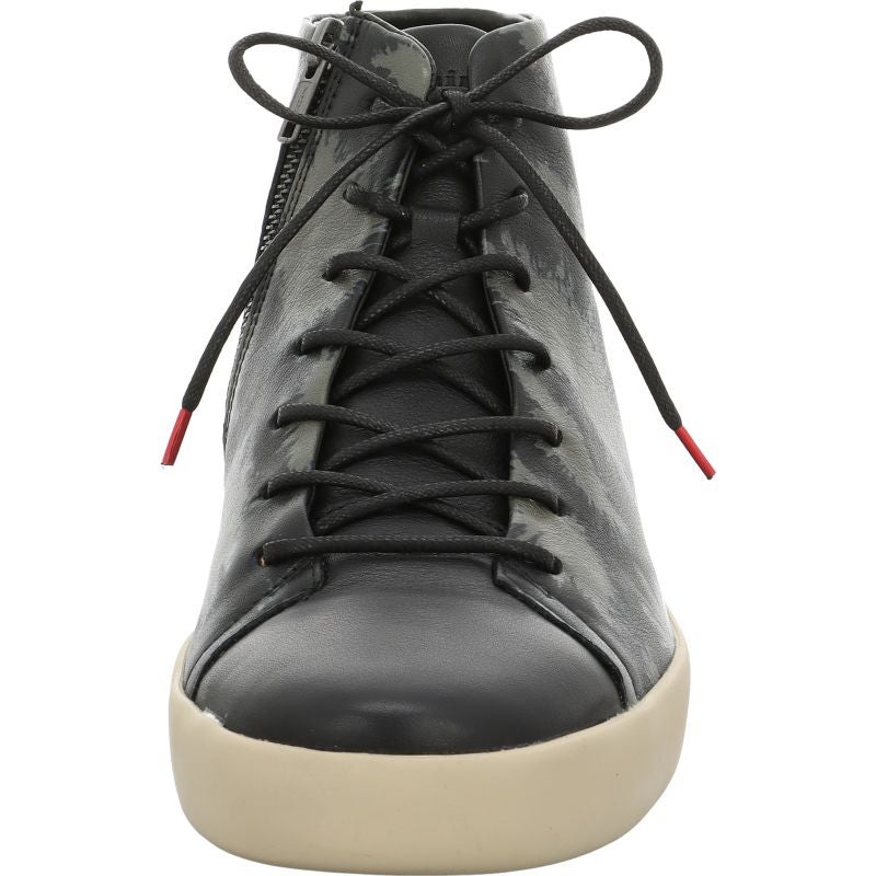 Think JOEKING Men Sneakers high - Material: Leather in Black