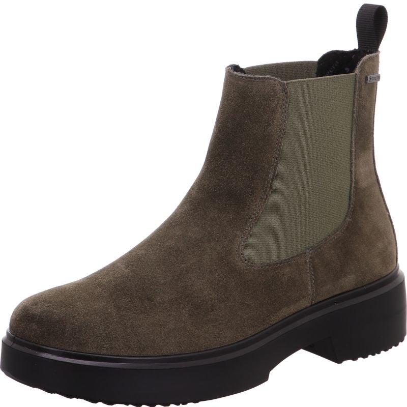 legero ANGEL Damen Chelsea Boots - Material: Leder in Grün