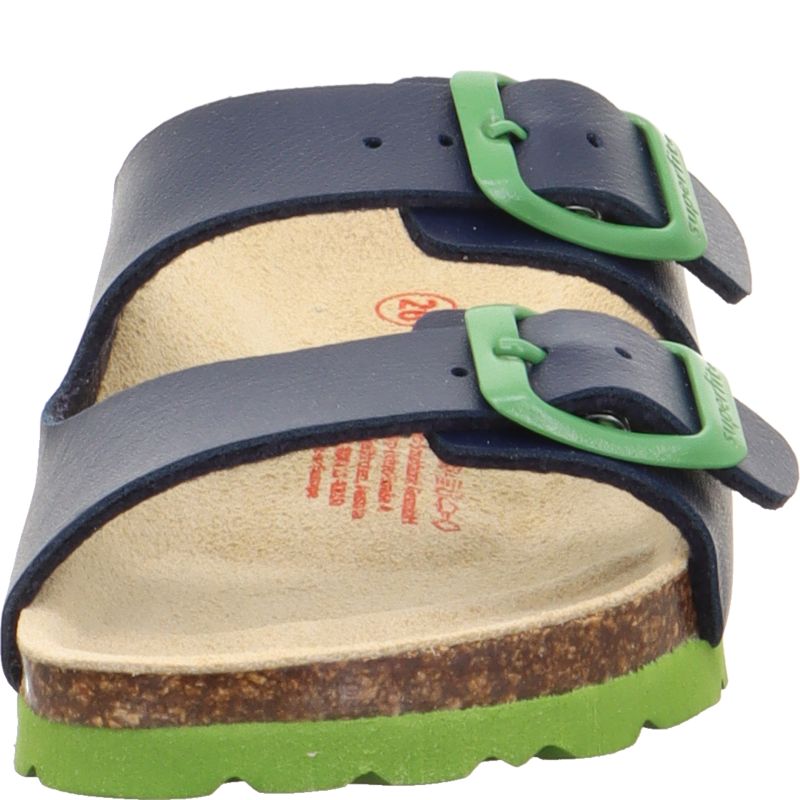 Superfit FUSSBETTPANTOFFEL Boys, Unisex, Girls Slipper - Material: Sonstiges Material in Blue