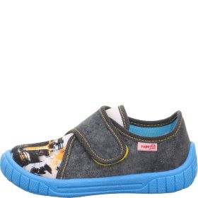 Superfit BILL Jungen Hausschuh - Material: Textil in Grau