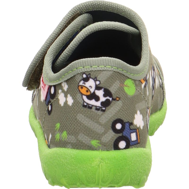 Superfit SPOTTY Boys Slipper - Material: Textile in Green