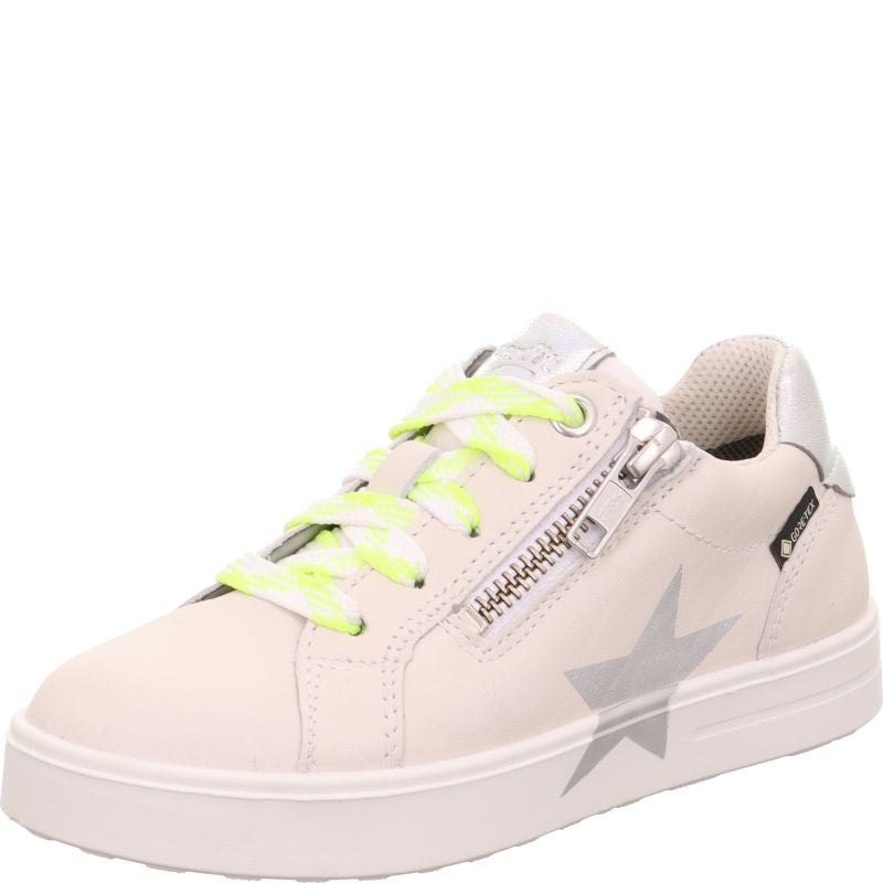 Superfit STELLA Mädchen Sneaker low - Material: Leder/Sonstiges Material/Textil in Weiß