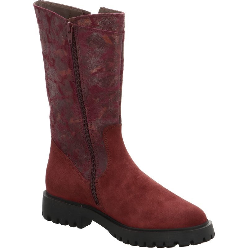 Think TRENTO Woman Ankle boot - Material: Leather in Red