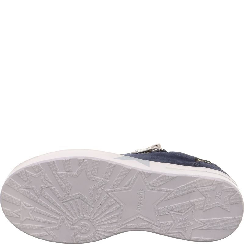 Superfit STELLA Girls Sneakers low - Material: Leather/Textil in Blue