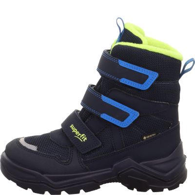 Superfit SNOW MAX Jungen, Unisex, Mädchen Stiefel - Material: Textil/Sonstiges Material in Blau