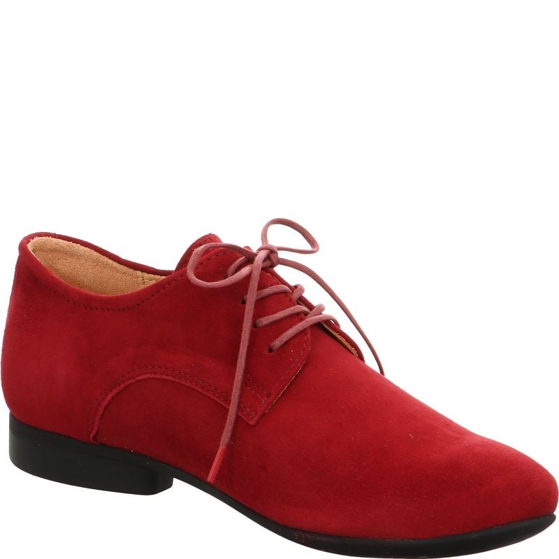 Think GUAD2 Woman Lace up shoe - Material: Leather in Red