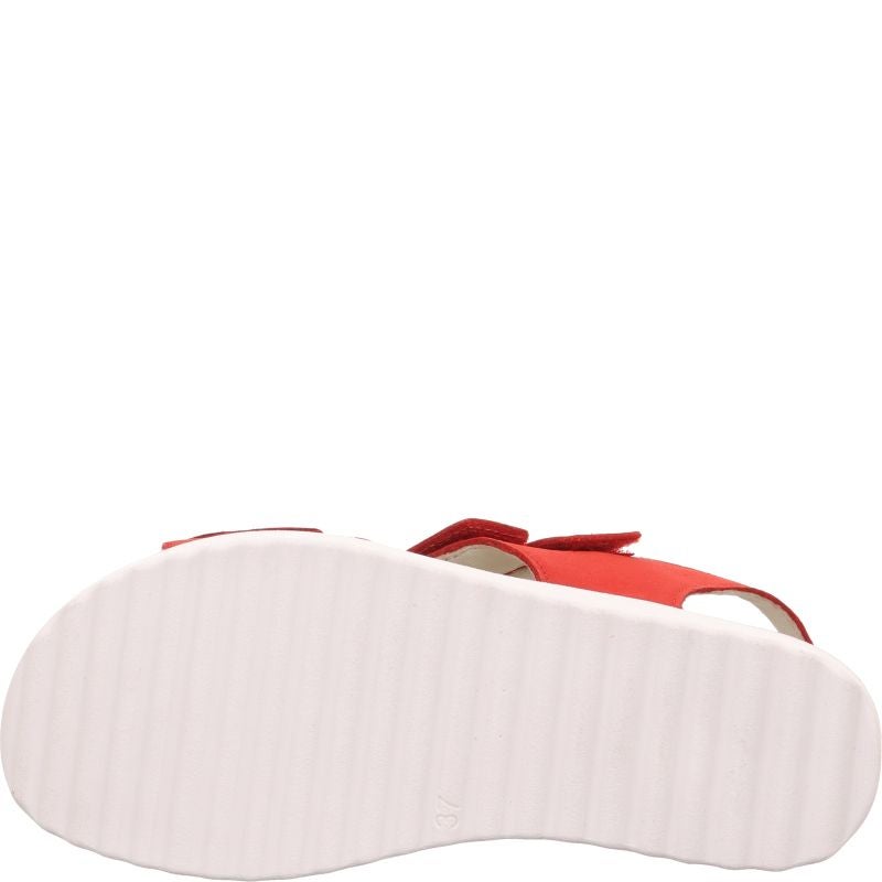 Legero MOVE Damen Sandale - Material: Leder in Rot