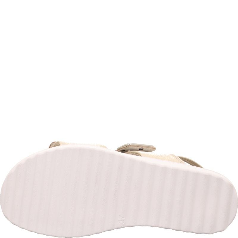 legero MOVE Damen Sandale - Material: Leder in Metallic