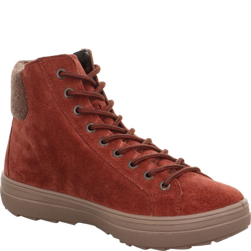 Legero MIRA Damen Sneaker high - Material: Leder/Textil in Rot