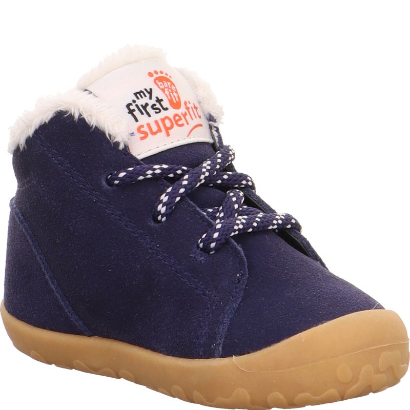 Superfit FLUMMI Unisex | Boys Sneakers high - Material: Leather in Blue