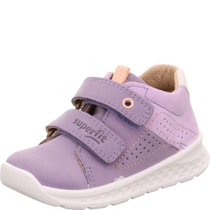 Superfit BREEZE Sneaker low - Material: Leder in Lila