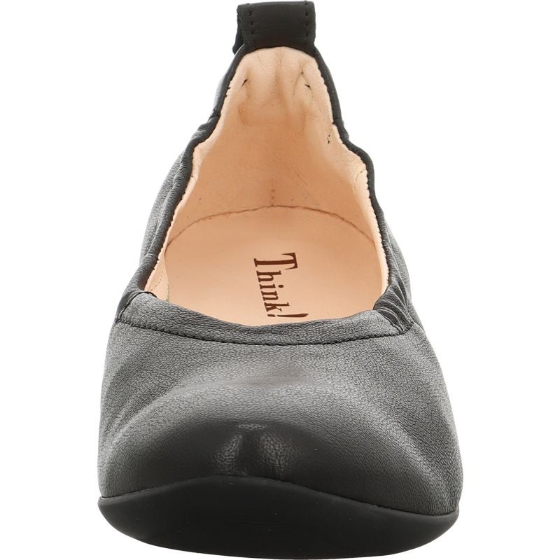 Think GUAD2 Woman Ballerina - Material: Leather in Black