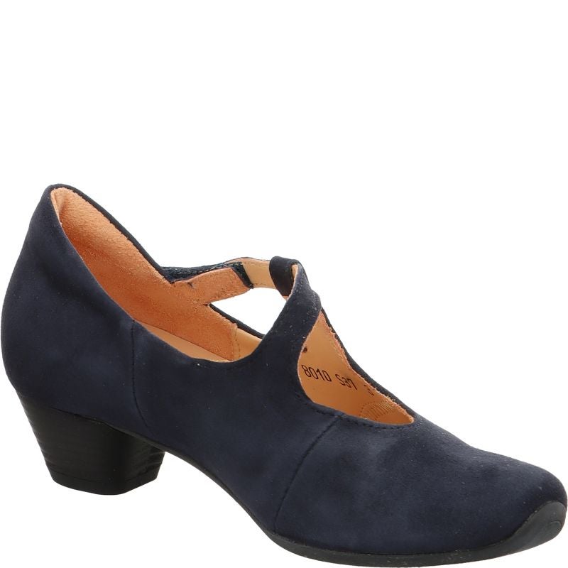 Think! AIDA Damen Pumps - Material: Leder in Blau
