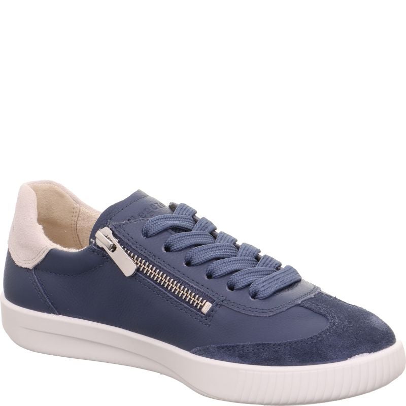 Legero SILENCE Sneakers low - Material: Leather in Blue
