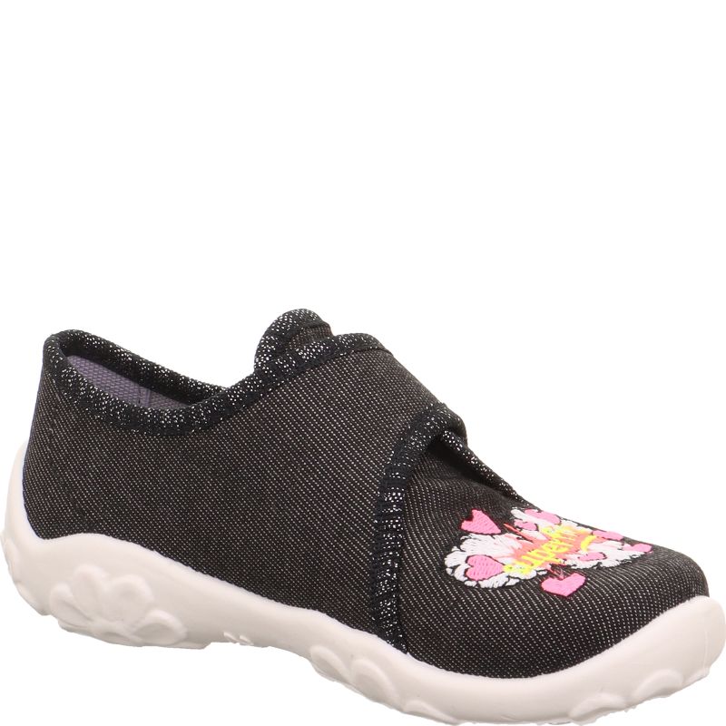 Superfit BONNY Girls Slipper - Material: Textile in Black