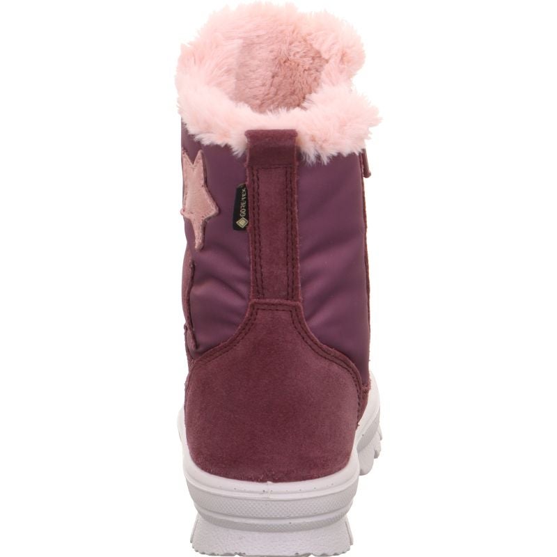 Superfit FLAVIA Stiefel - Material: Leder/Textil in Rot