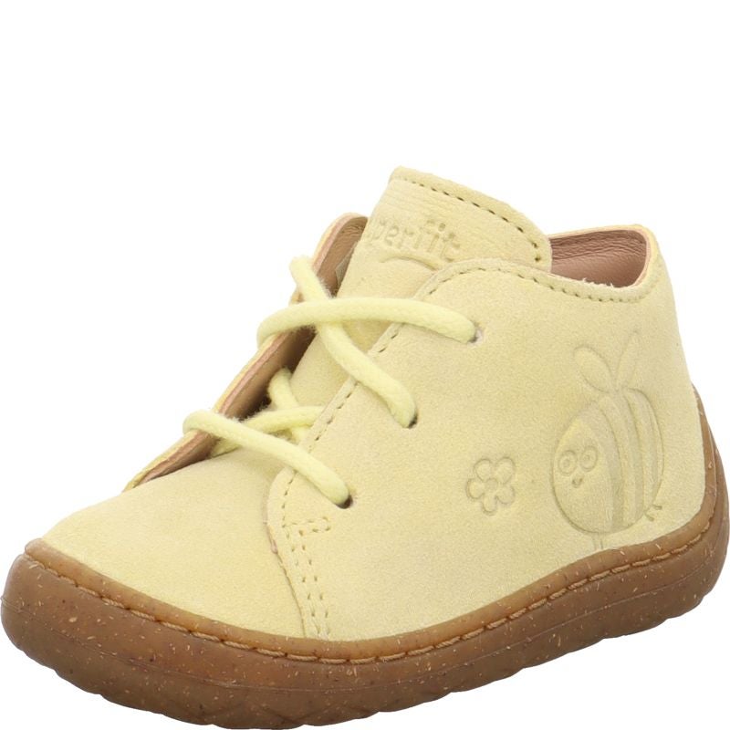 Superfit SATURNUS Mädchen Sneaker low - Material: Leder in Gelb