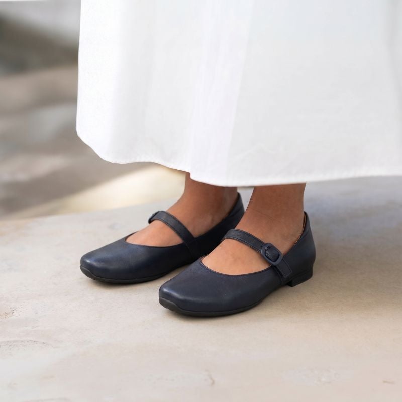Think GAUDI Woman Ballerina - Material: Leather in Blue