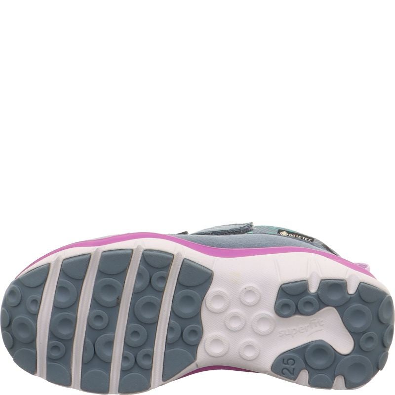 Superfit SPORT5 Mädchen Sneaker high - Material: Textil/Sonstiges Material in Blau