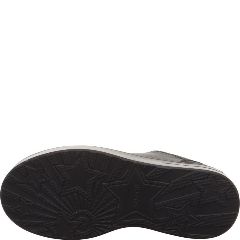 Superfit STELLA Mädchen Sneaker low - Material: Leder/Sonstiges Material/Textil in Schwarz