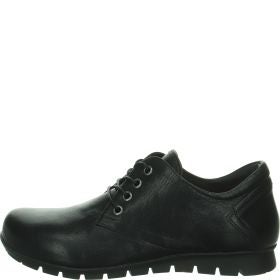 Think MENSCHA Lace up shoe - Material: Leather in Black